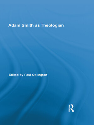 cover image of Adam Smith as Theologian